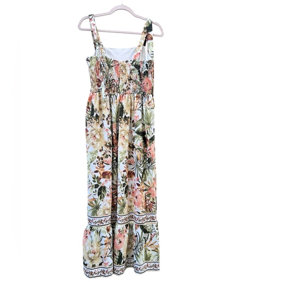 Joie Women’s Floral Multicolor Sleeveless Maxi Dress‎ Size 6 Summer Parties - Picture 2 of 7